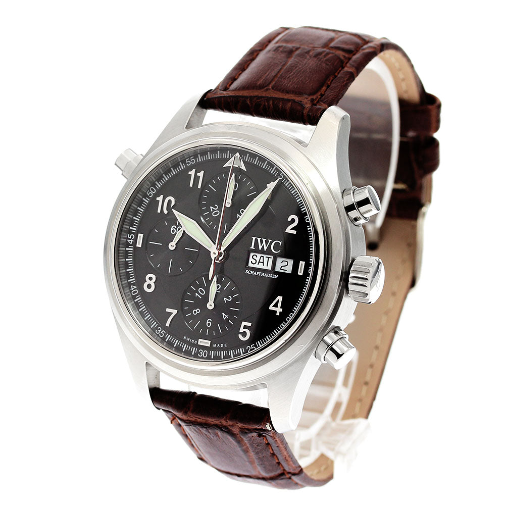 IWC SCHAFFHAUSEN Spitfire Doppel IW371333 Chronograph AT Men's Watch_841768