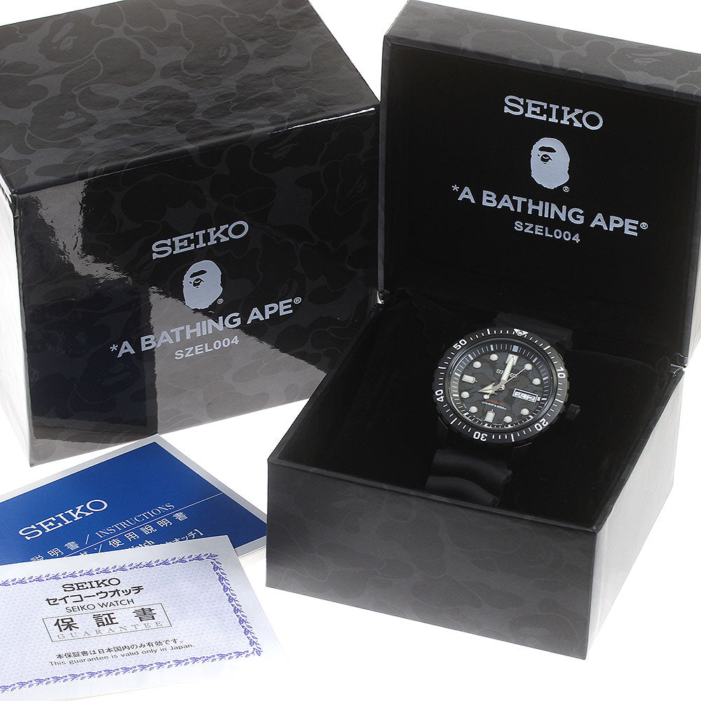 SEIKO Divers 200 m 4R36-08K0/SZEL004 A Bathing Ape Japan Limited AT Men's_841773