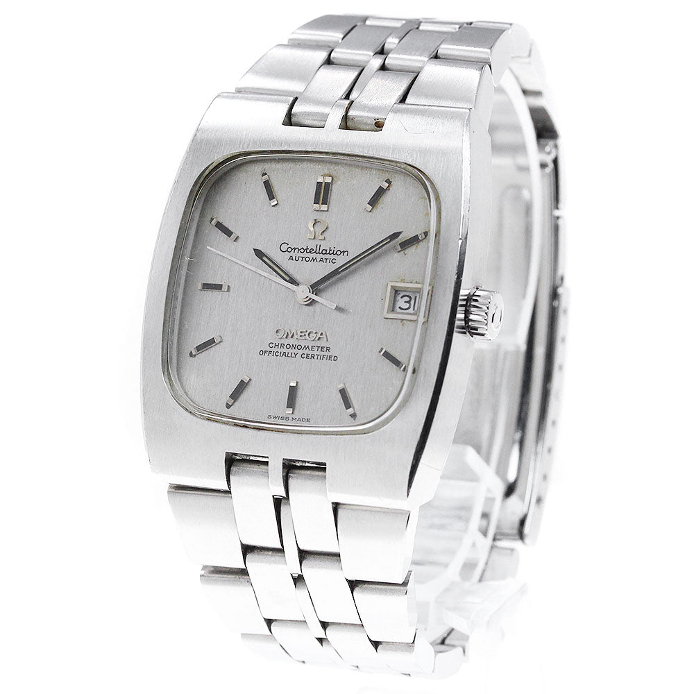 OMEGA Constellation Date Square Silver Dial Automatic Men's Watch_841797