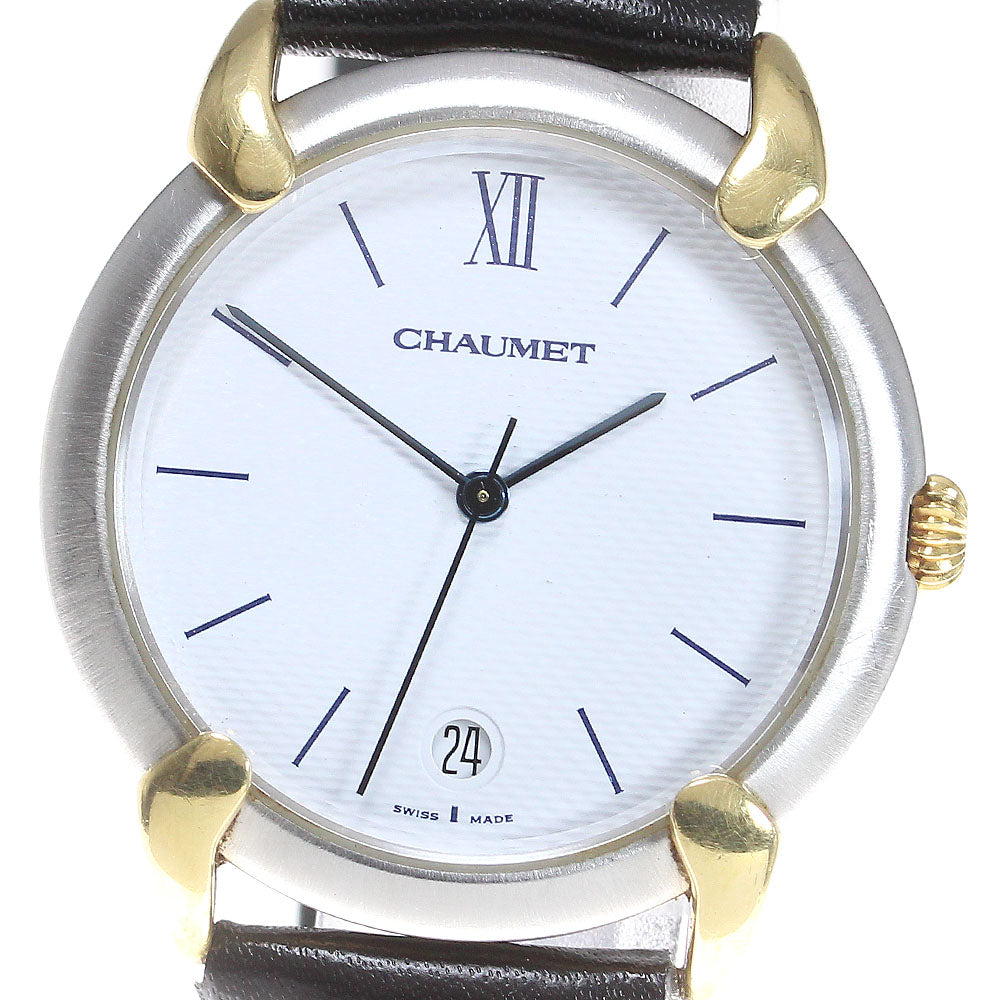 Chaumet Griffith Date White Dial Quartz Men's Watch_842041