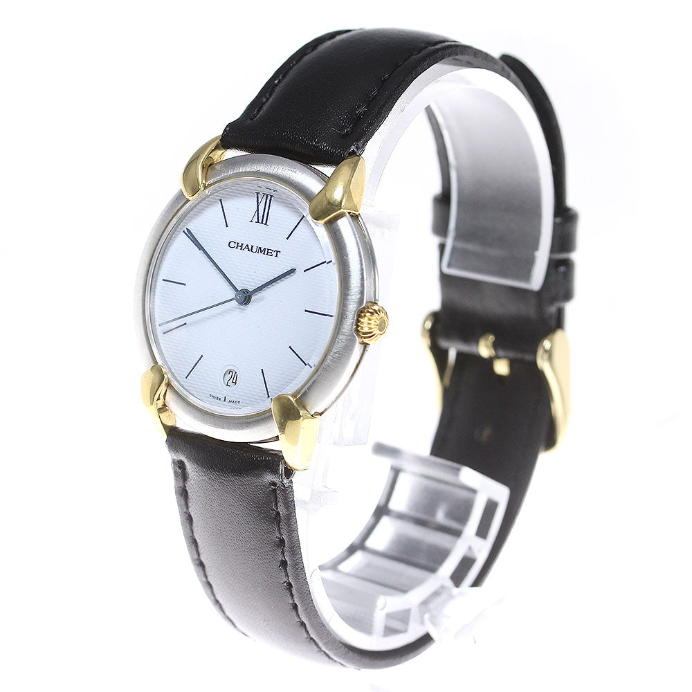Chaumet Griffith Date White Dial Quartz Men's Watch_842041