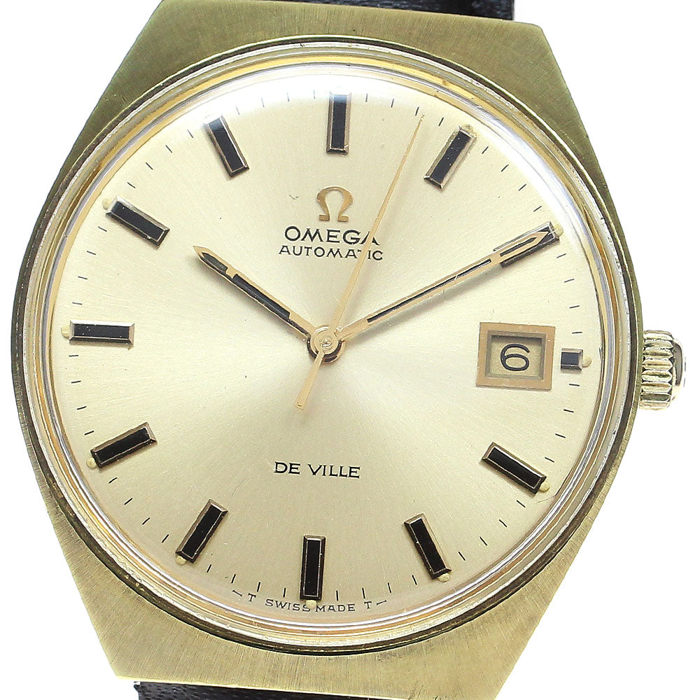 OMEGA De Ville Date gold Dial Automatic Men's Watch_842047