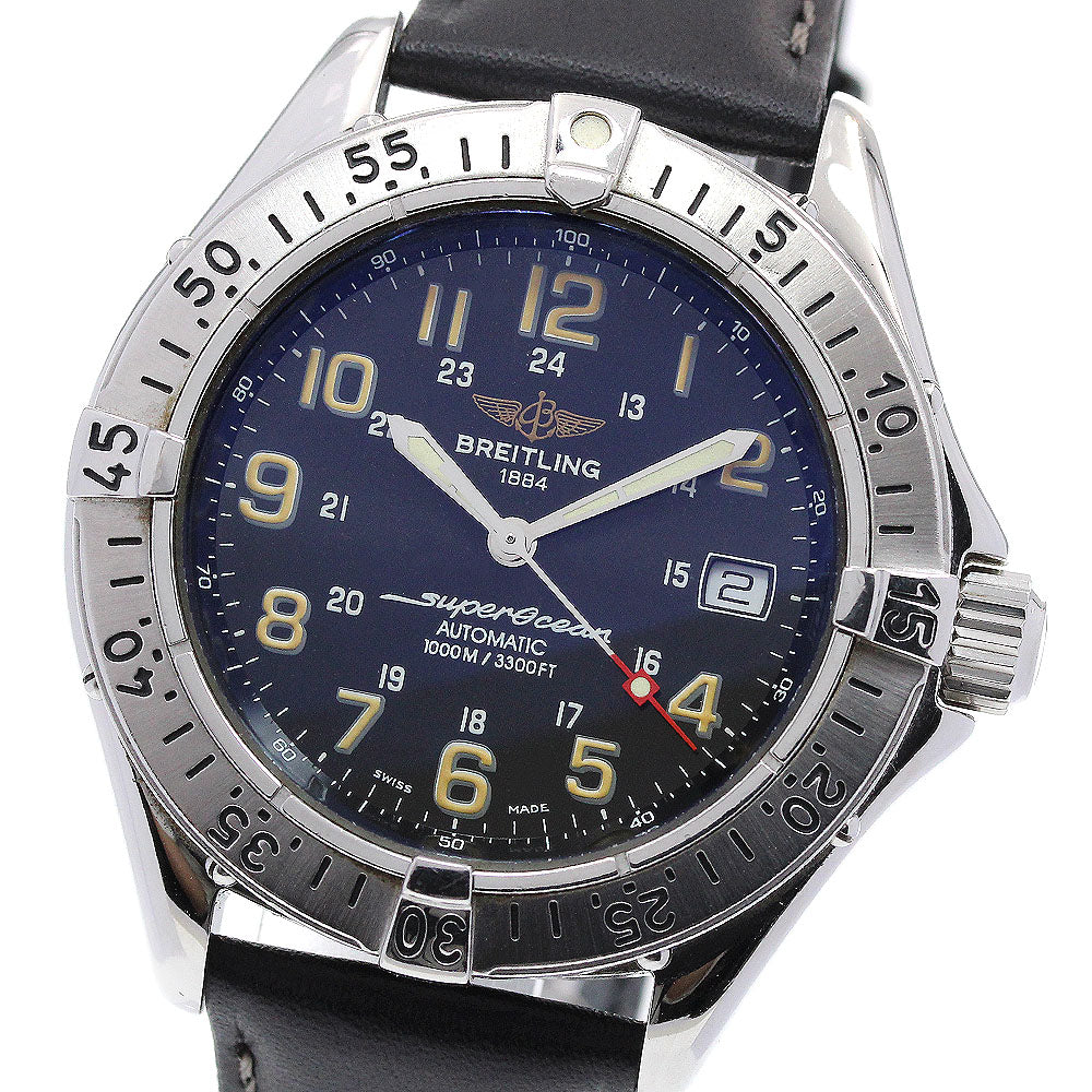 BREITLING Super Ocean A17040 Date black Dial Automatic Men's Watch_842054