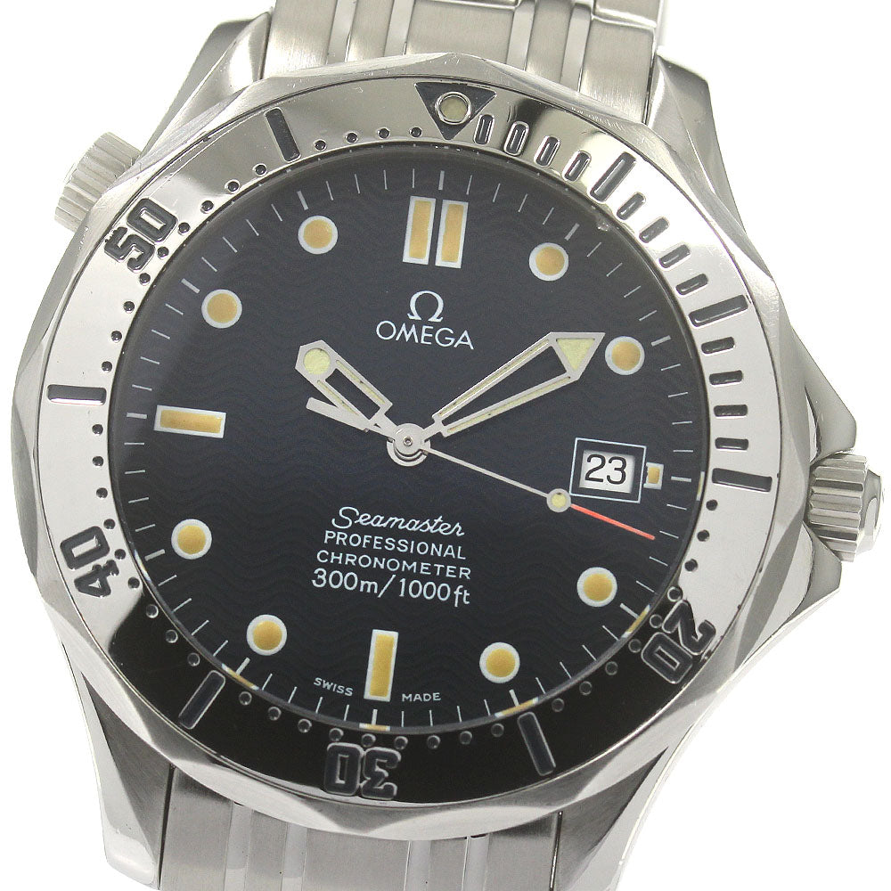 OMEGA Seamaster300 2532.80 Date Navy Dial Automatic Men's Watch_842078