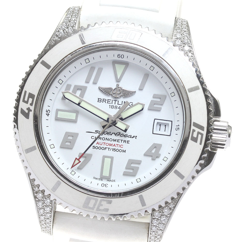 BREITLING Super Ocean 42 A17364 Lugs Diamond Automatic Men's Watch_842120