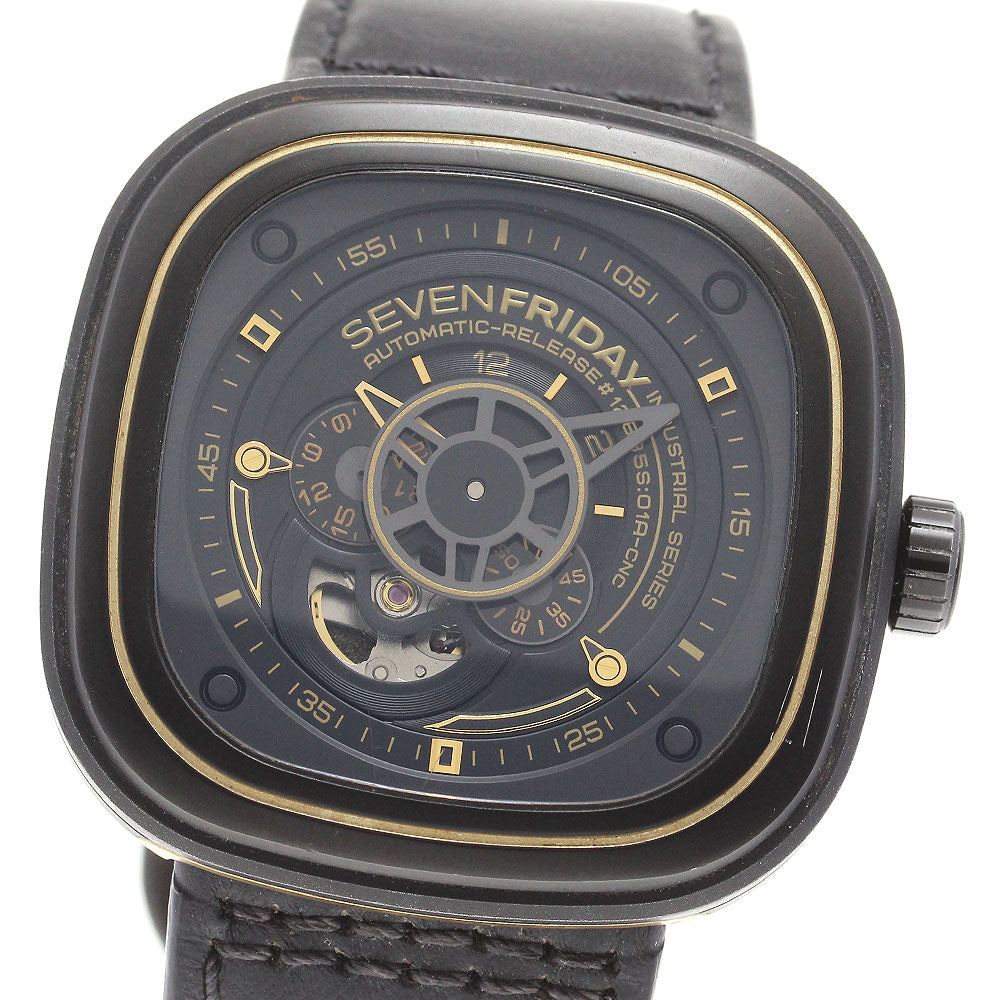 SEVENFRIDAY P Series Industrial Revolution SF-P2/02 black Dial Automatic Men's Watch_842136