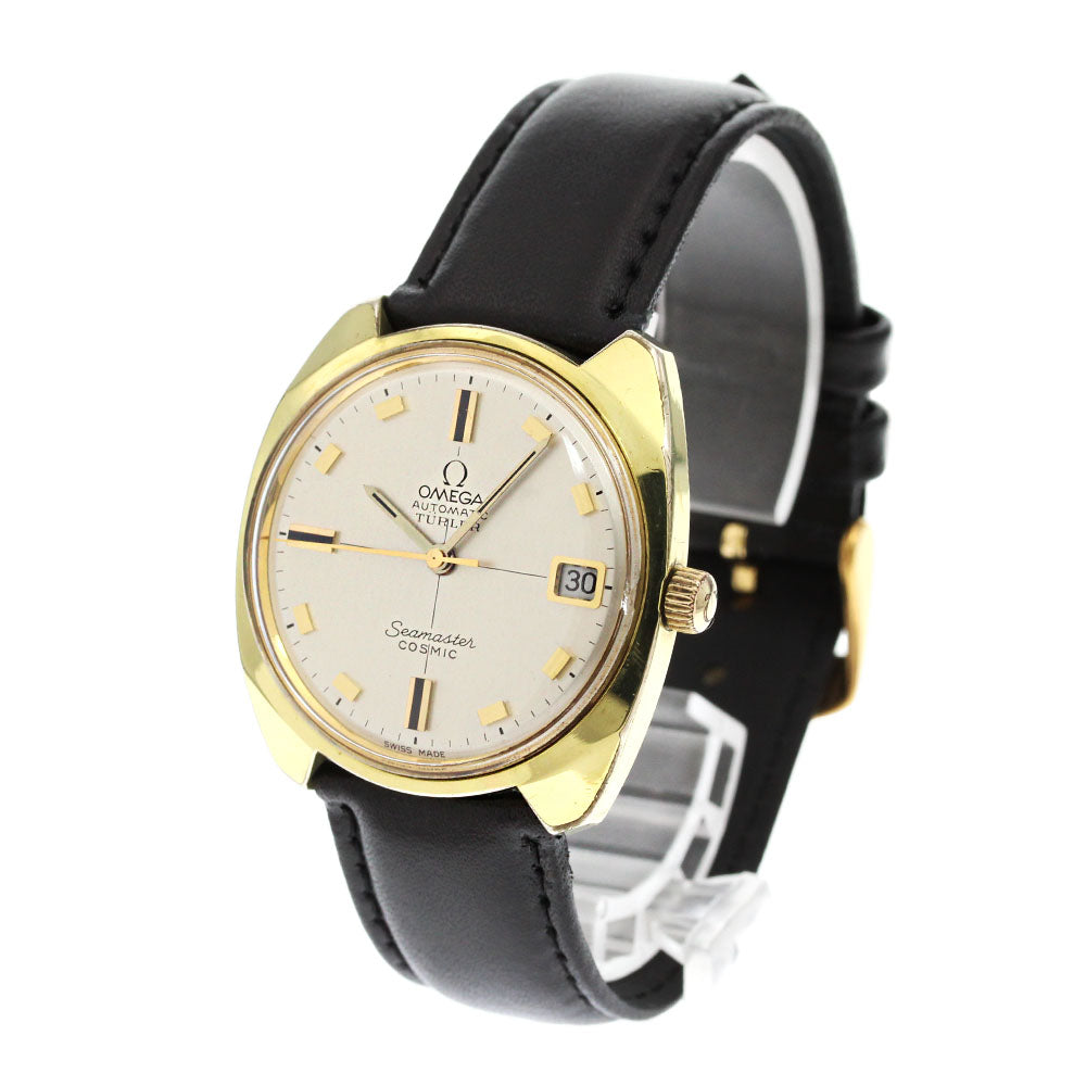 OMEGA TURLER Seamaster Cosmic Date beige Dial Automatic Men's Watch_842162