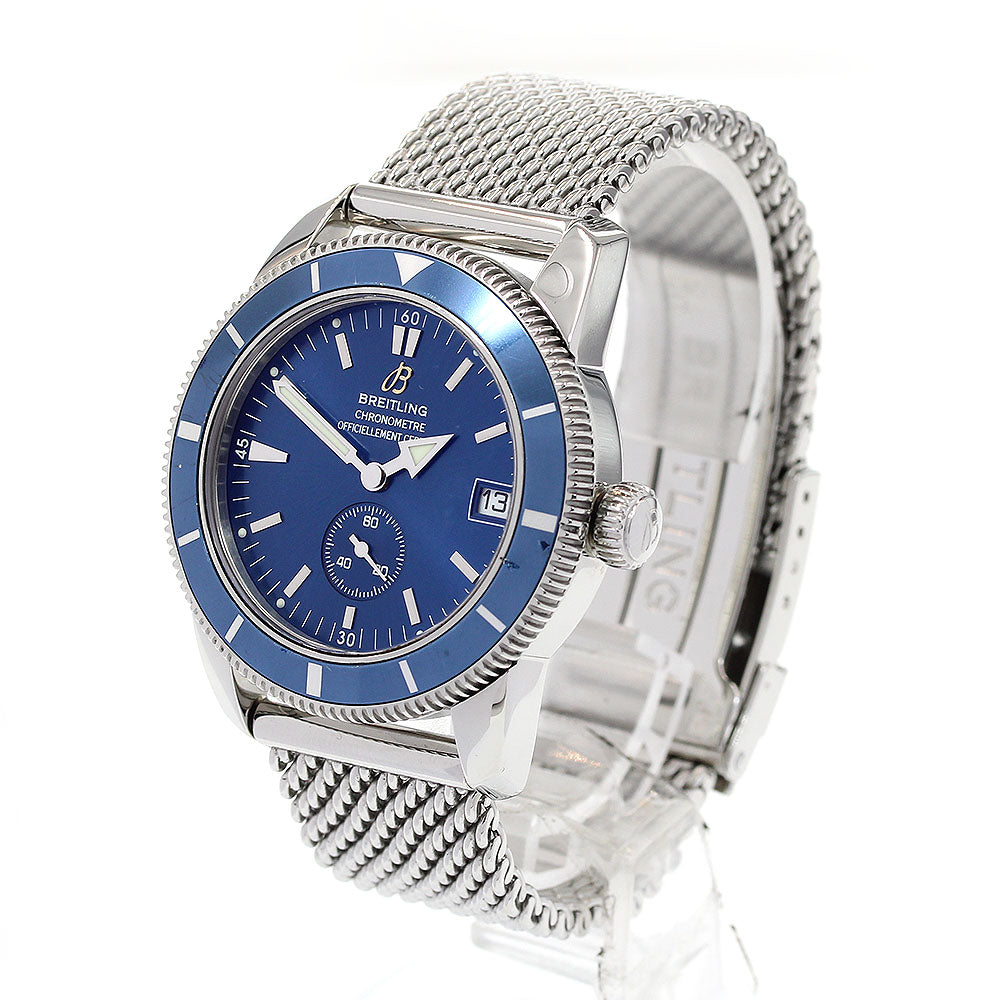 BREITLING Super Ocean Heritage 38 A37320 Date Blue Dial Automatic Men's _842198