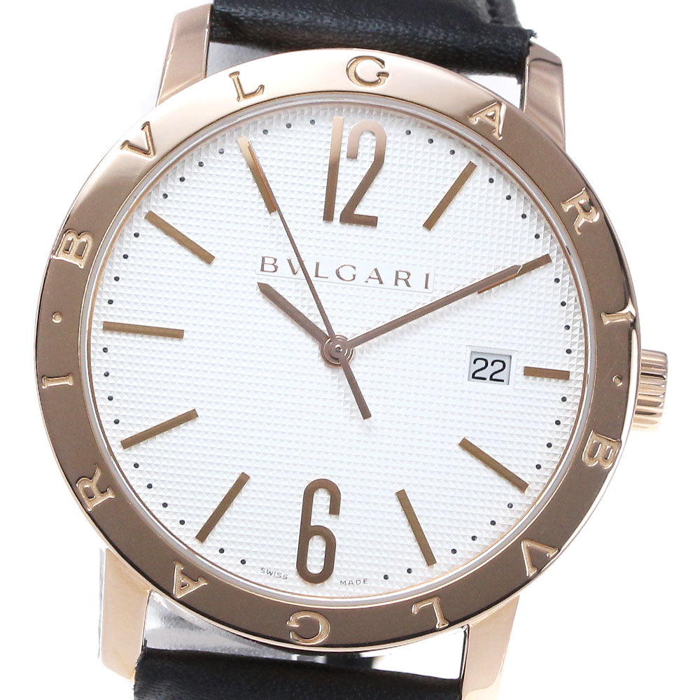 BVLGARI BVLGARIBVLGARI BBP40WGLD K18PG Automatic Men's Watch_842234