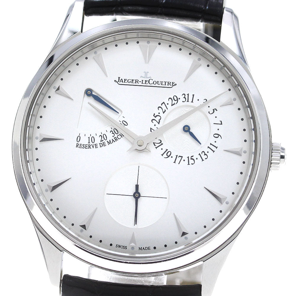 JAEGER-LECOULTRE Master Ultra Slim 176.8.38.S/Q1378420 Power reserve Silver Dial Automatic Men's Watch_842243