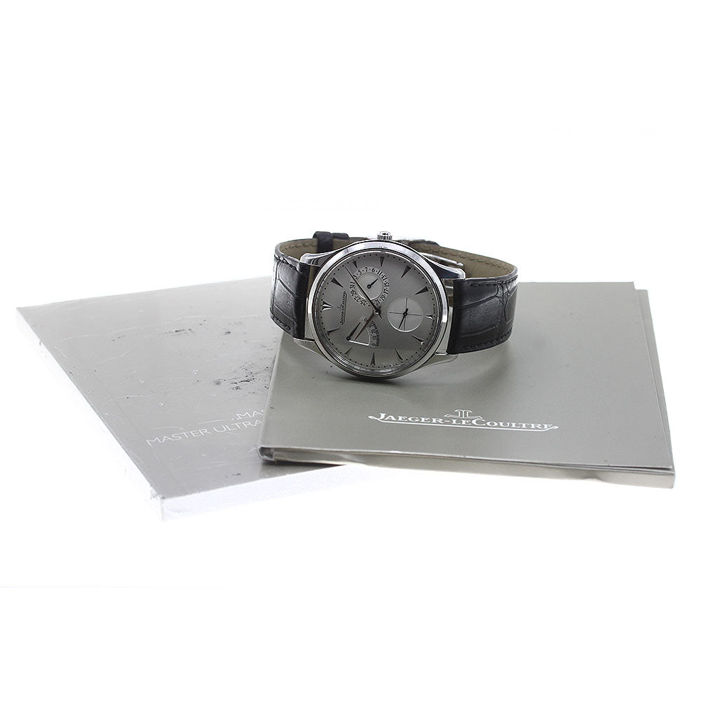JAEGER-LECOULTRE Master Ultra Slim 176.8.38.S/Q1378420 Power reserve Silver Dial Automatic Men's Watch_842243