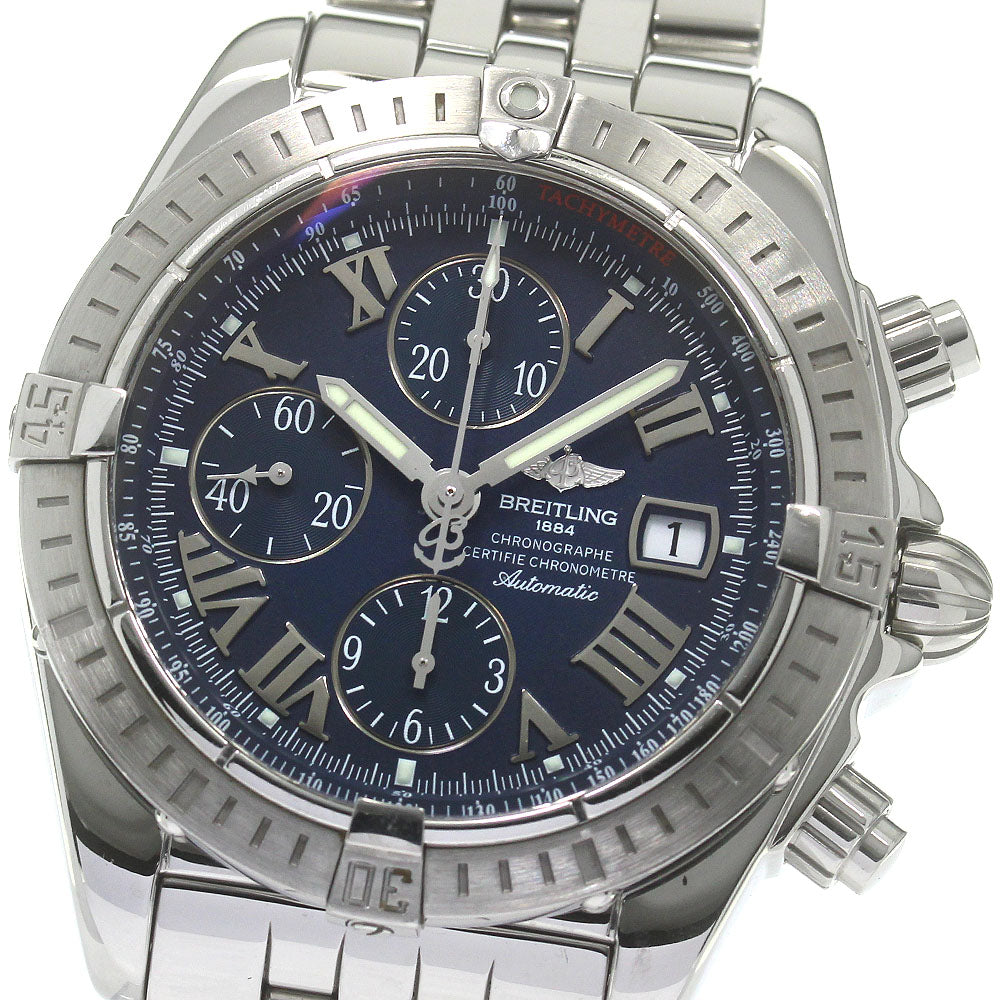 BREITLING Chronomat Evolution A13356 Navy Dial Automatic Men's Watch_842253
