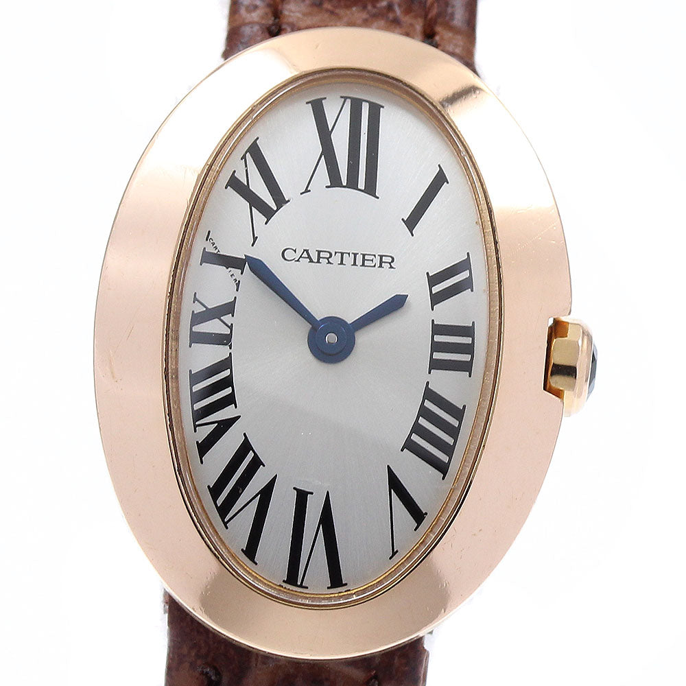 CARTIER Mini Baignoire W8000017 18K Pink Gold Quartz Ladies Watch_842257