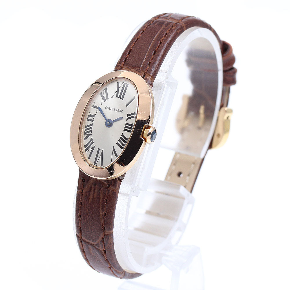 CARTIER Mini Baignoire W8000017 18K Pink Gold Quartz Ladies Watch_842257