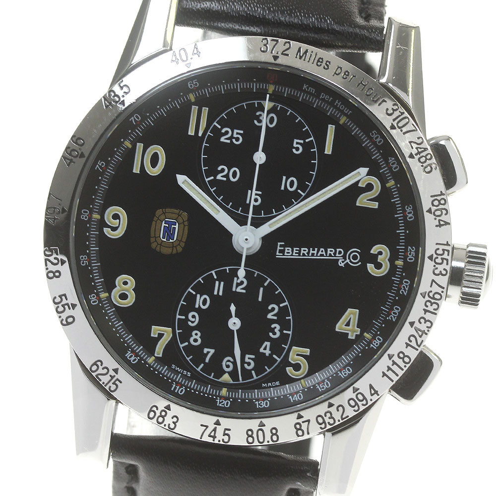 EBERHARD Tazio Nuvolari 31030.5 Chronograph black Dial Automatic Men's_842263