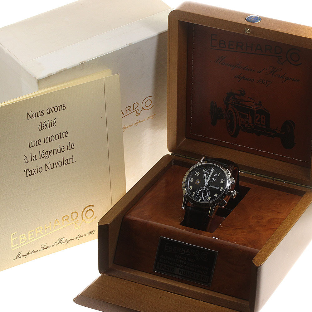 EBERHARD Tazio Nuvolari 31030.5 Chronograph black Dial Automatic Men's_842263