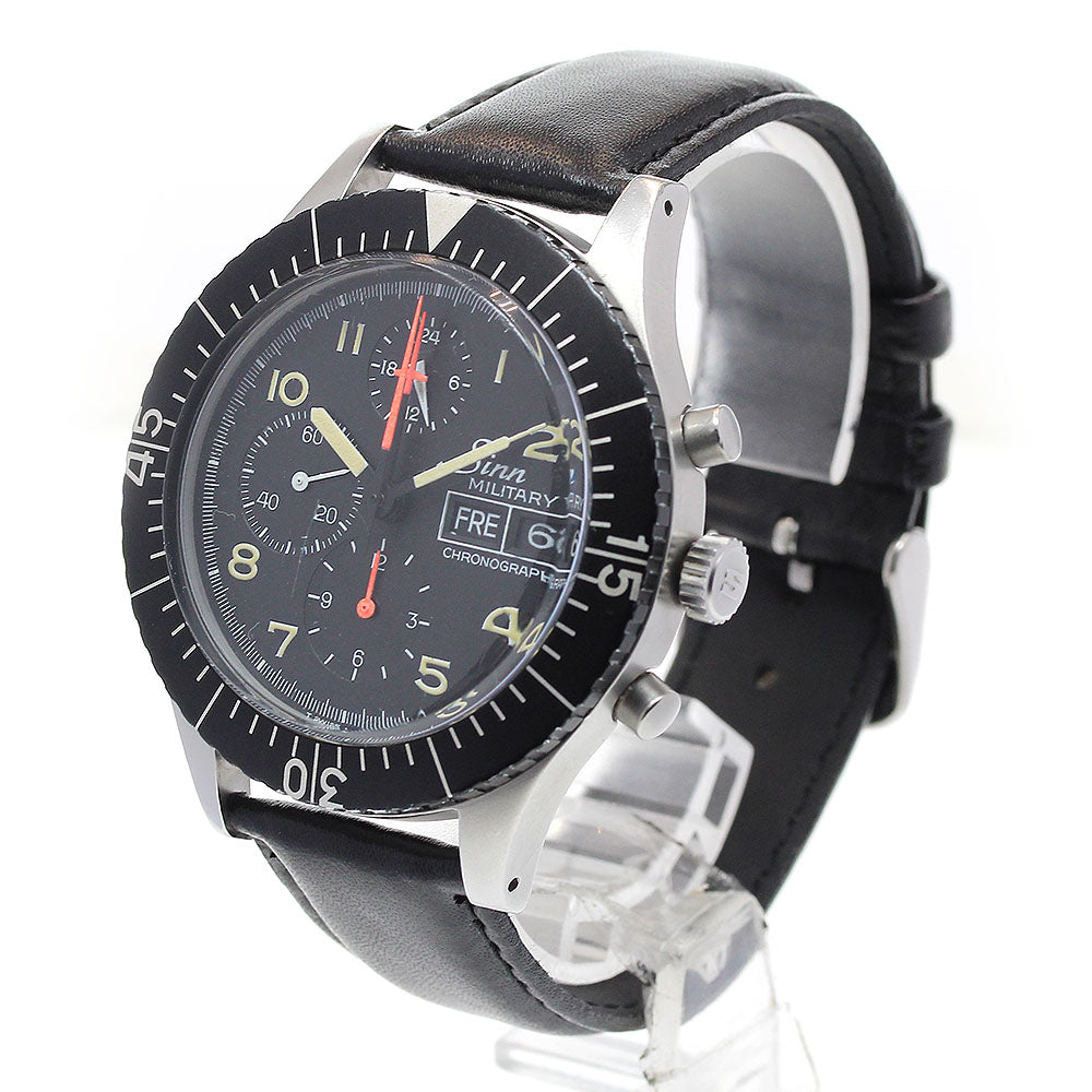 Sinn military pilot 156.B Chronograph day date black Dial Automatic Men's_842303