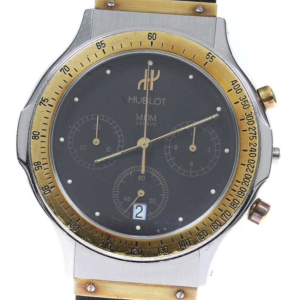 HUBLOT MDM 1620.2 Chronograph black Dial Quartz Men's Watch_842354