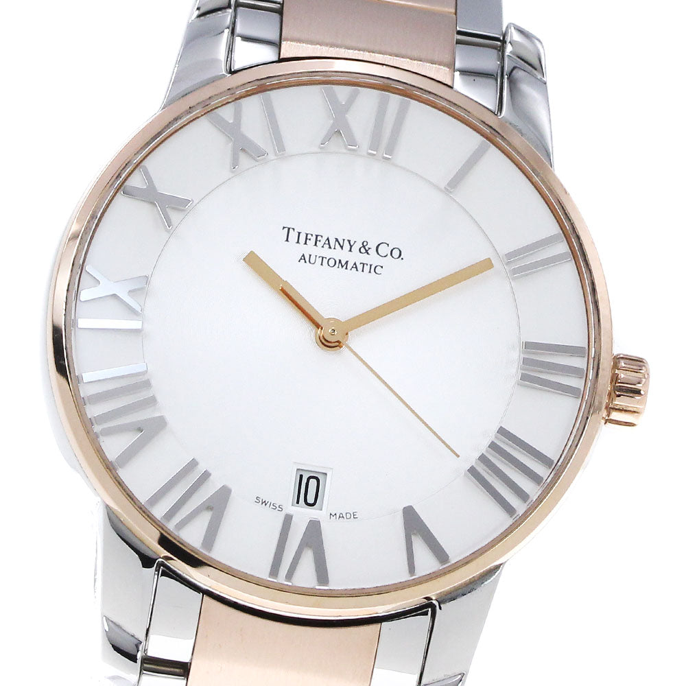 TIFFANY&Co. Atlas Dome Z1800.68.13A21A00A Date PG 2 tone AT Men's Watch_842383