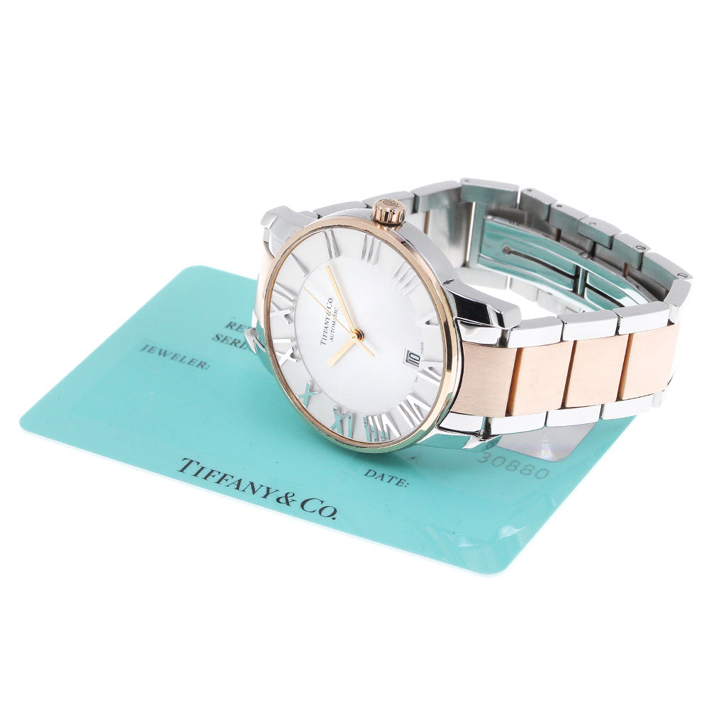 TIFFANY&Co. Atlas Dome Z1800.68.13A21A00A Date PG 2 tone AT Men's Watch_842383