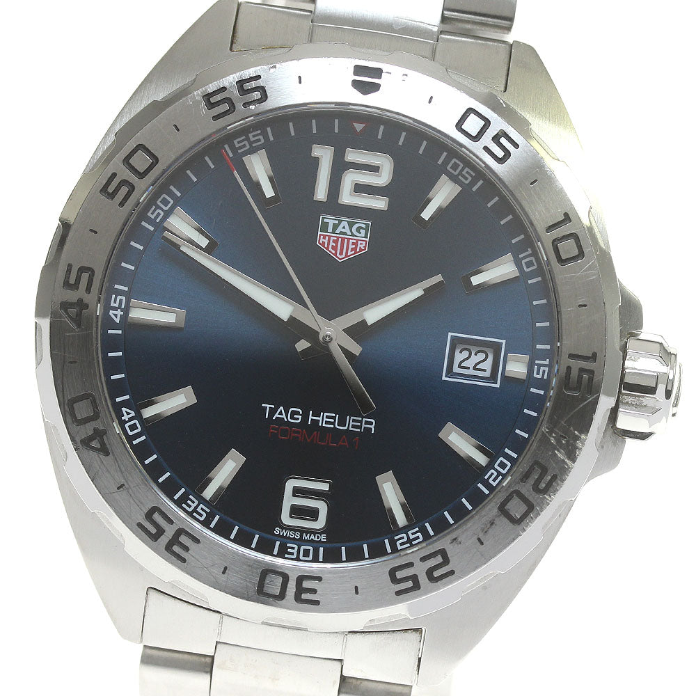 TAG HEUER Formula 1 WAZ1118 Date blue Dial Quartz Men's Watch_842387