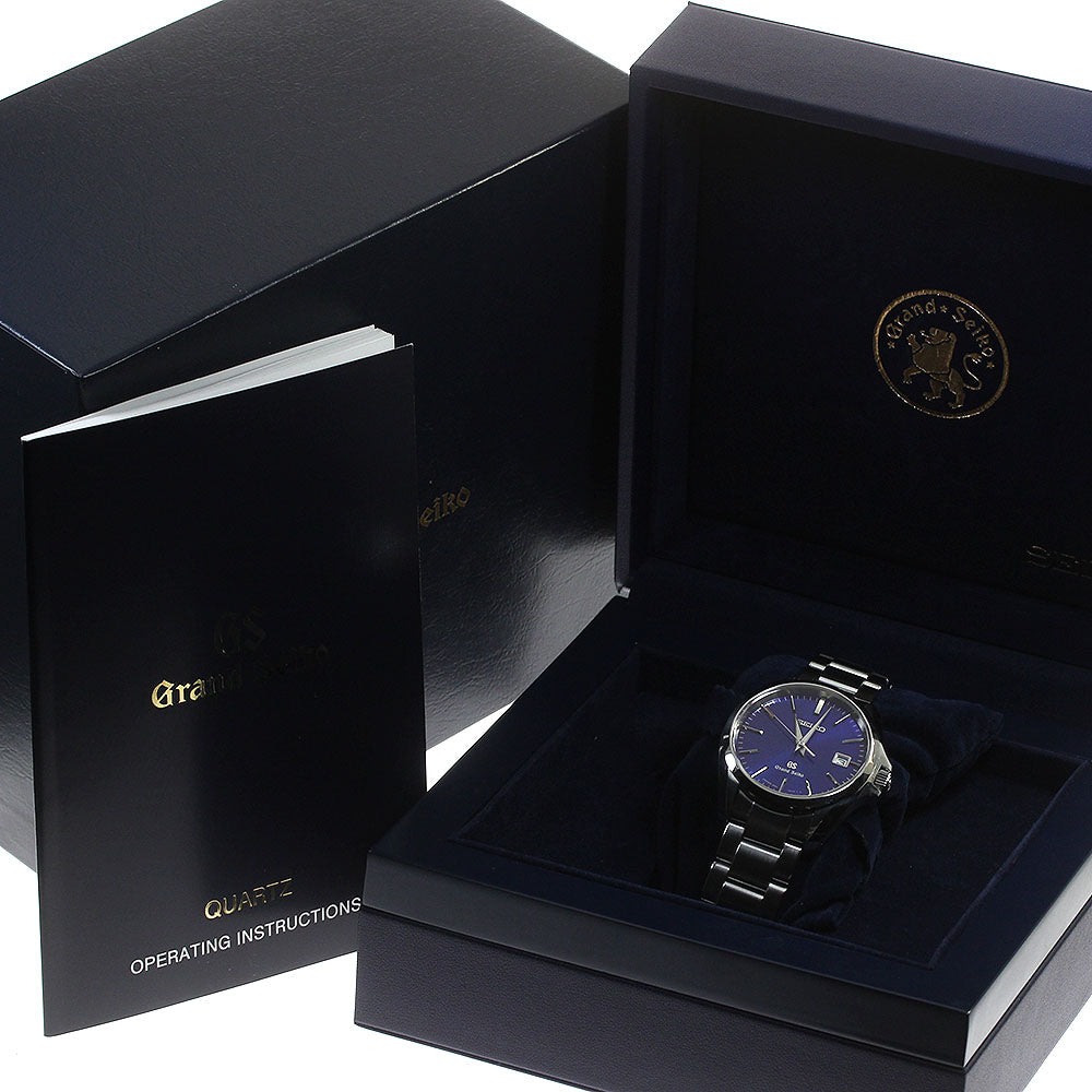 SEIKO Grand Seiko SBGX087/9F62-0AG0 Date blue Dial Quartz Men's Watch_842393
