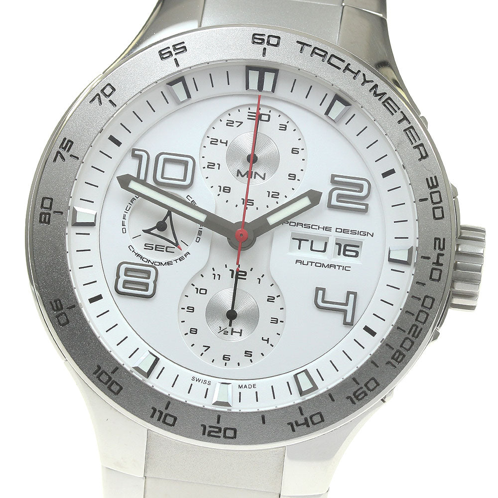 Porsche Design Flat six 6340.41/4 Day date white Dial Automatic Men's_842412