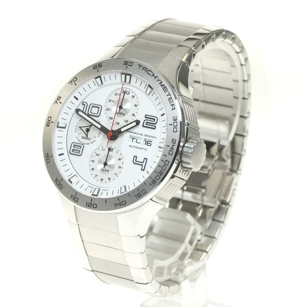 Porsche Design Flat six 6340.41/4 Day date white Dial Automatic Men's_842412
