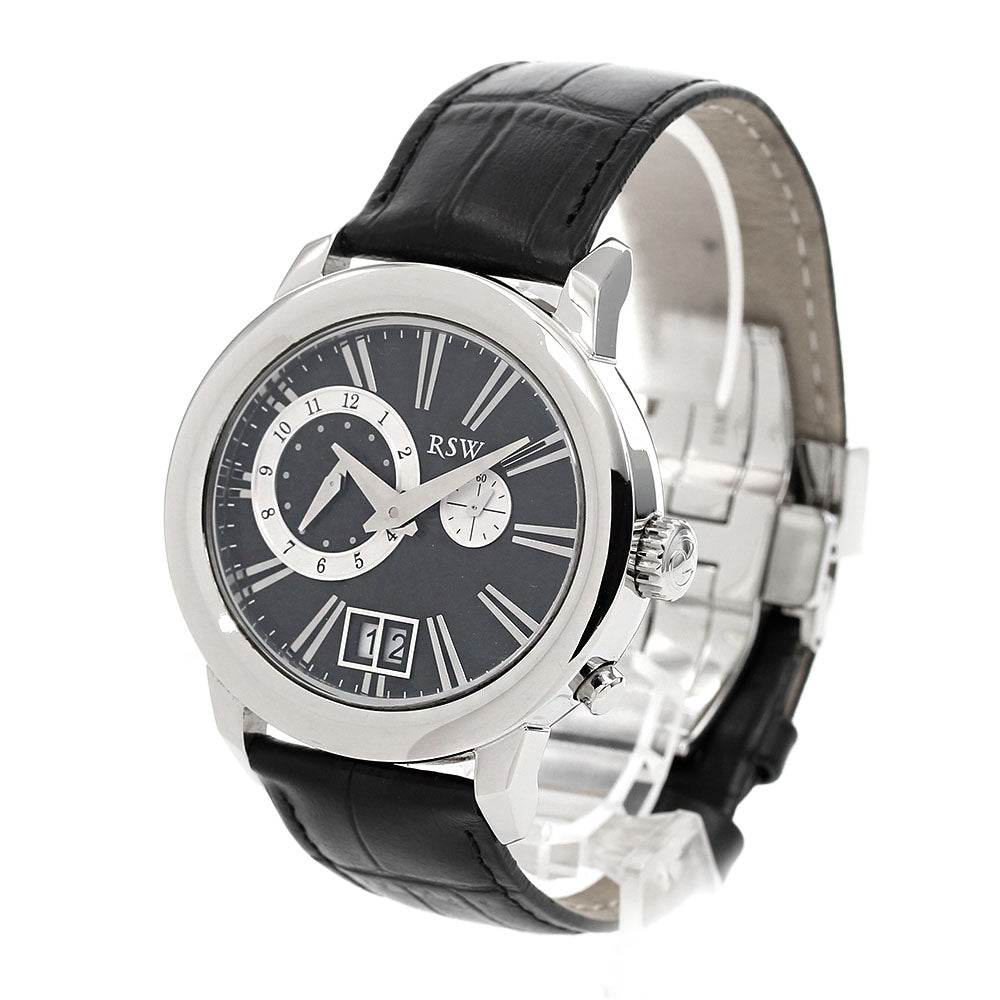 RSW 9140 Small Second Date black Dial Quartz Men's Watch_842416