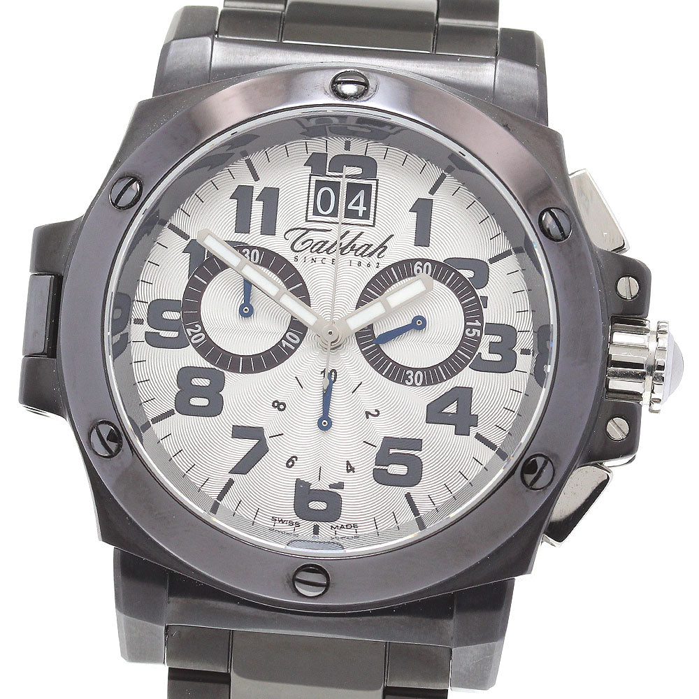 Tabbah Titanium Cargo Chronograph 258.08 Date Silver Dial Quartz Men's_842432