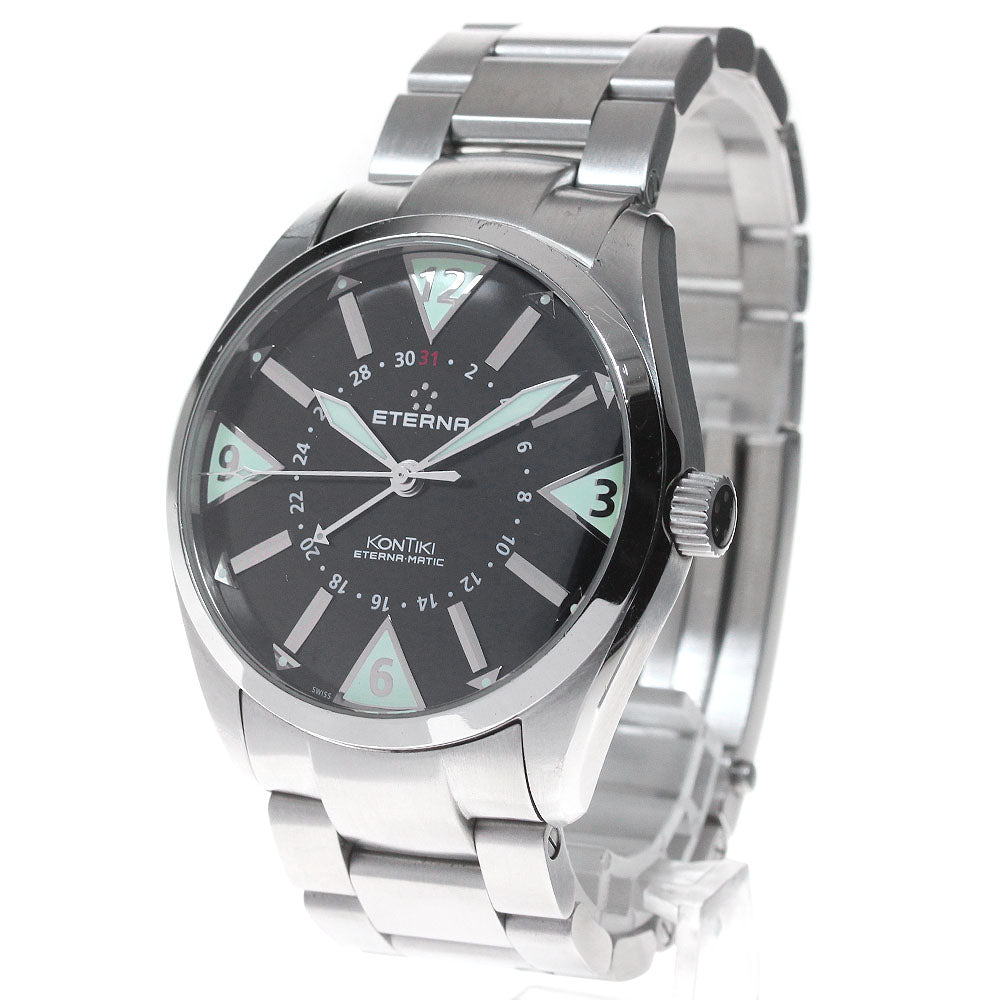 Eterna Eternamatic Kontiki XXL 1595.41 Date black Dial Automatic Men's_842435