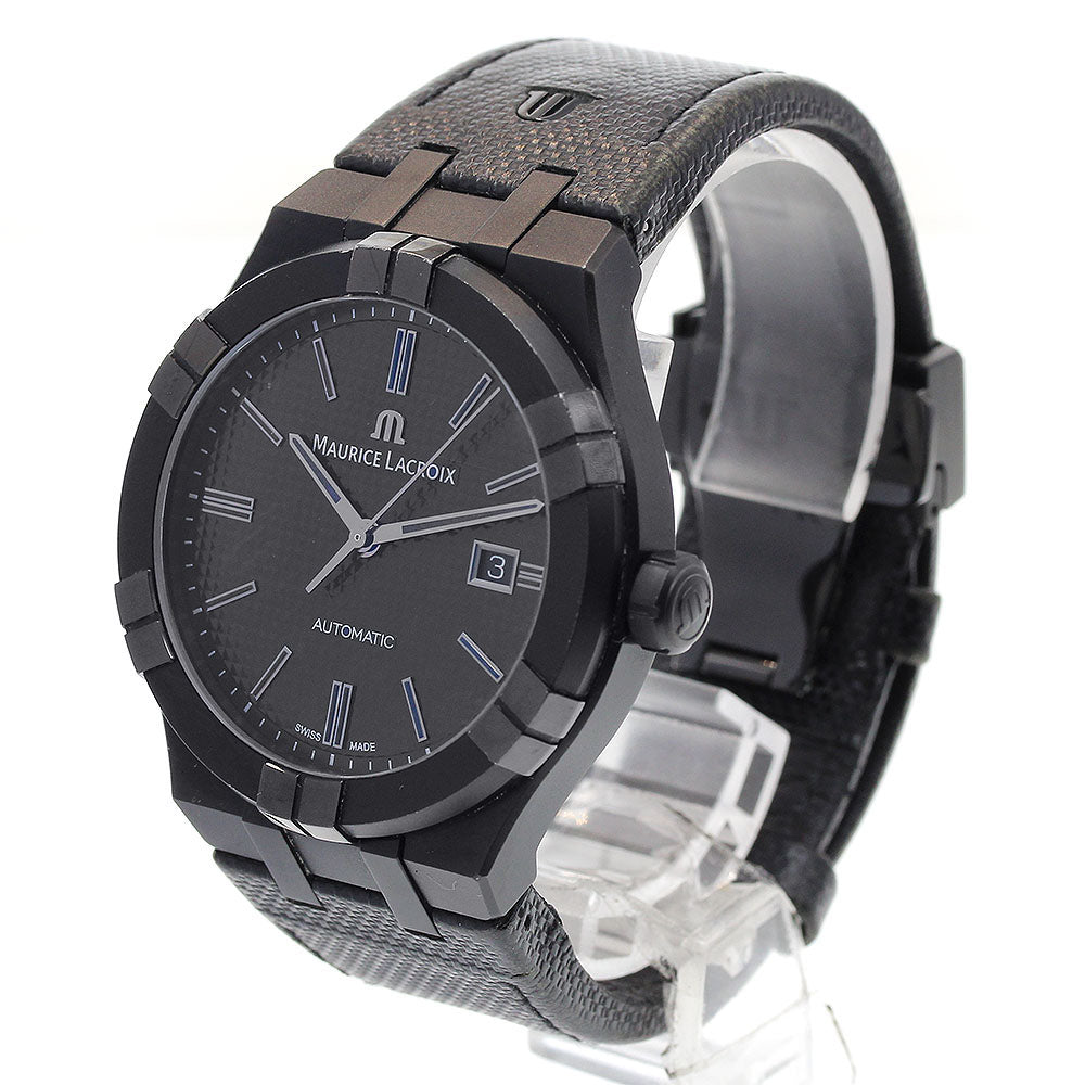 MAURICE LACROIX icon AI6008-PVB01-330-1 Date black Dial AT Men's Watch_842465