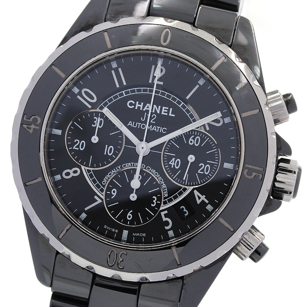 CHANEL J12 H0940 Black Ceramic 41MM C black Dial Automatic Men's Watch_842489