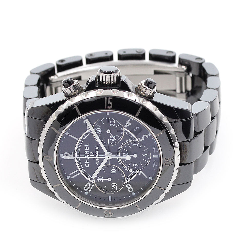 CHANEL J12 H0940 Black Ceramic 41MM C black Dial Automatic Men's Watch_842489