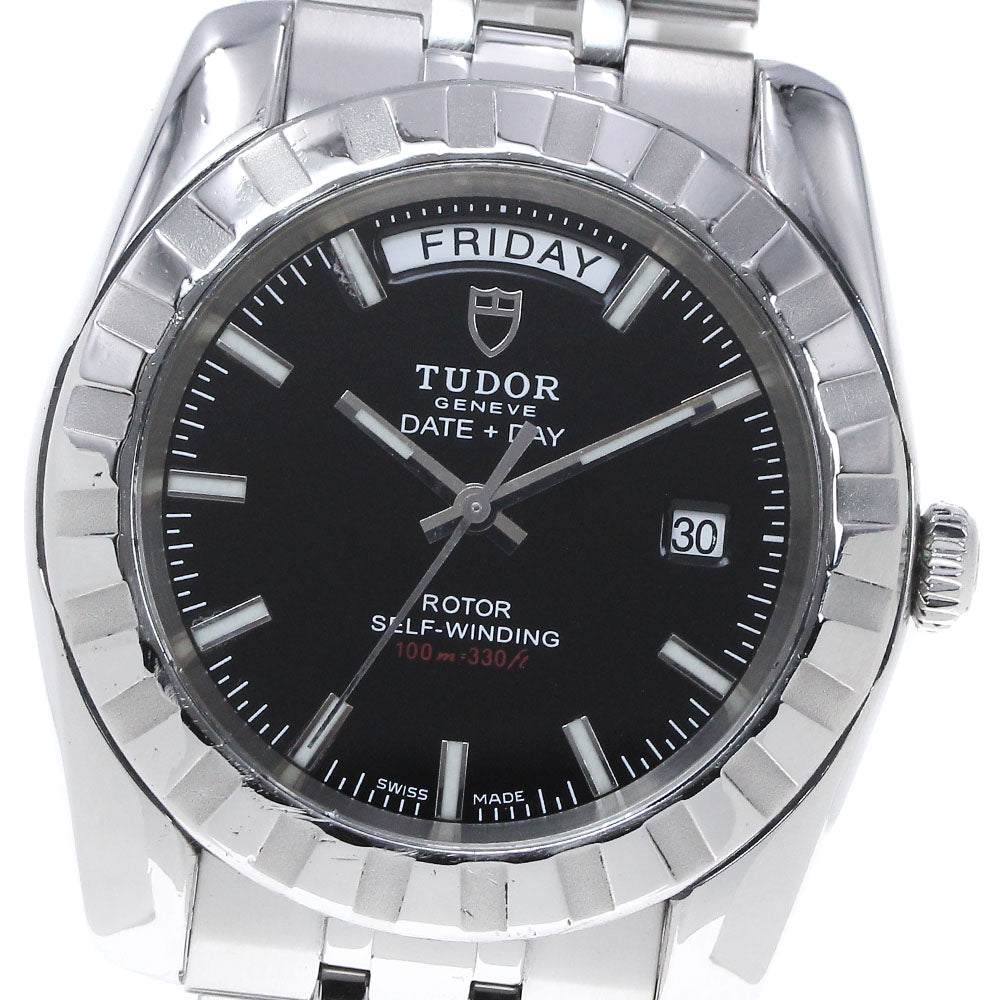TUDOR Classic Date Day 23010 Day date black Dial Automatic Men's Watch_842490