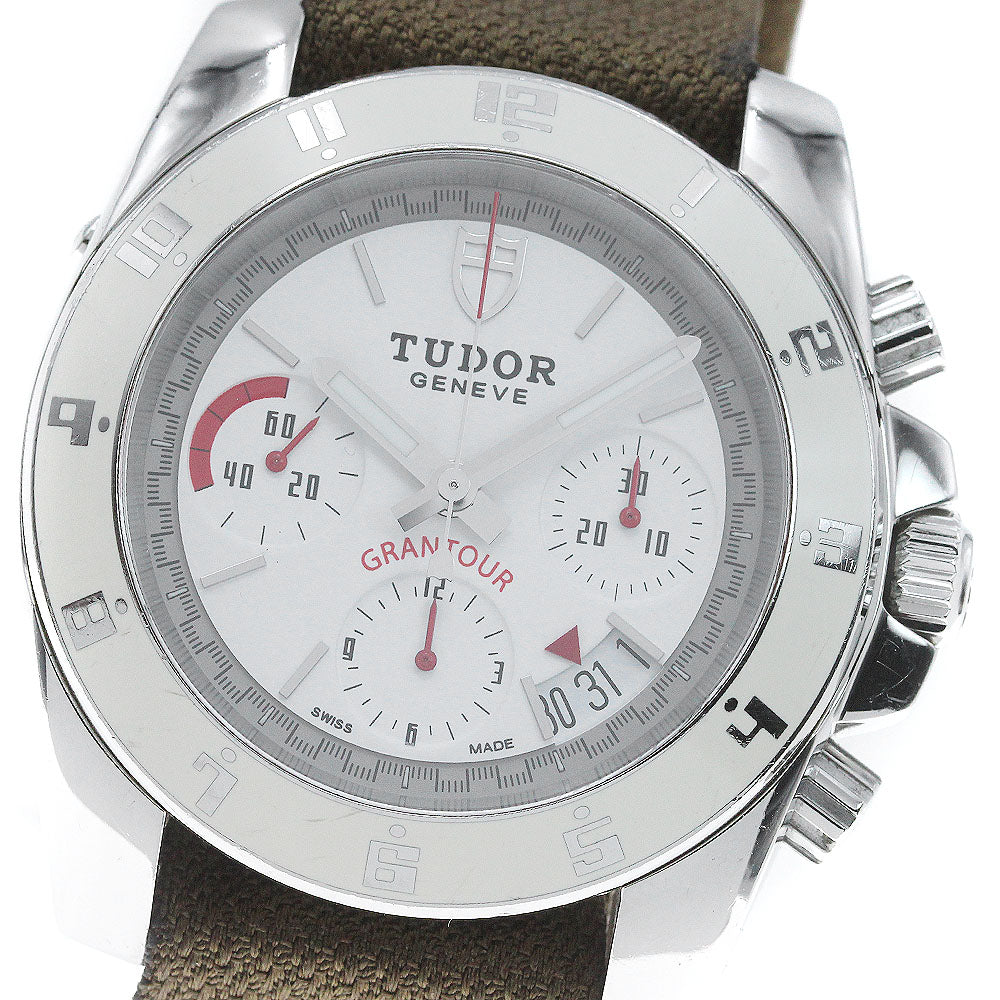 TUDOR Grand Tour Chrono 20350 Date white Dial Automatic Men's Watch_842493