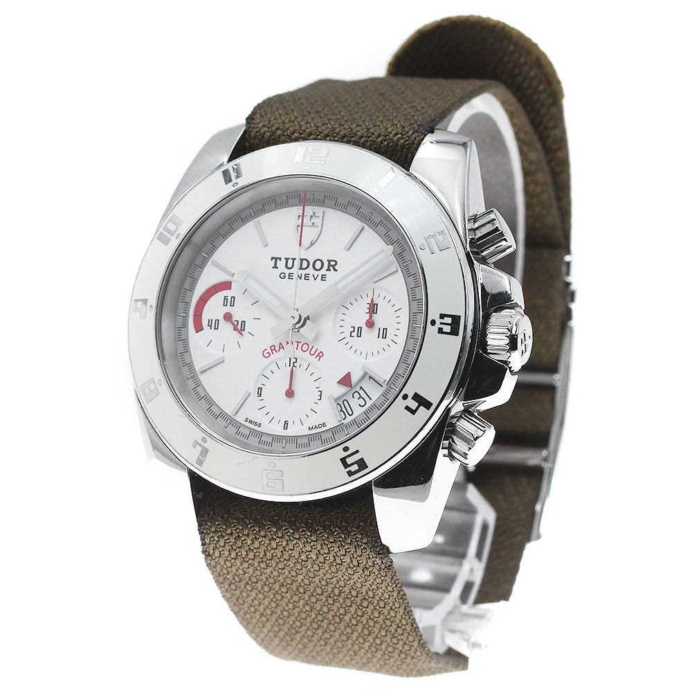 TUDOR Grand Tour Chrono 20350 Date white Dial Automatic Men's Watch_842493