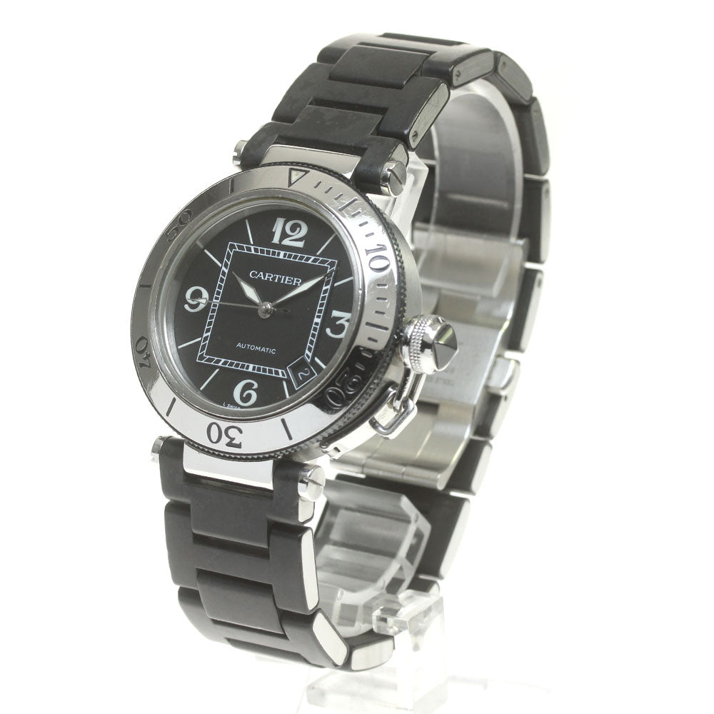 CARTIER Pacha Sea timer W31077U2 Date black Dial Automatic Men's Watch_842494