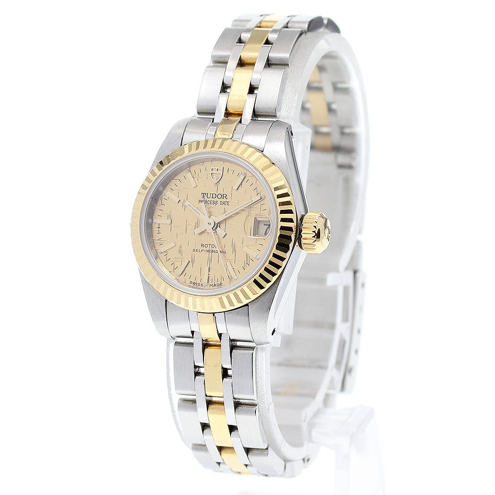TUDOR Princess Date 92513 YG 2 tone Gold Dial Automatic Ladies Watch_842497