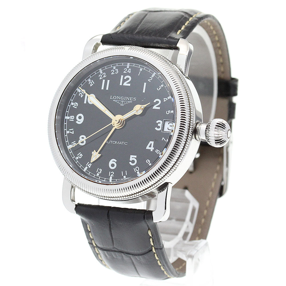 LONGINES Heritage Avigation Oversized Crown L2.778.4 Date black Dial Automatic Men's Watch_842499