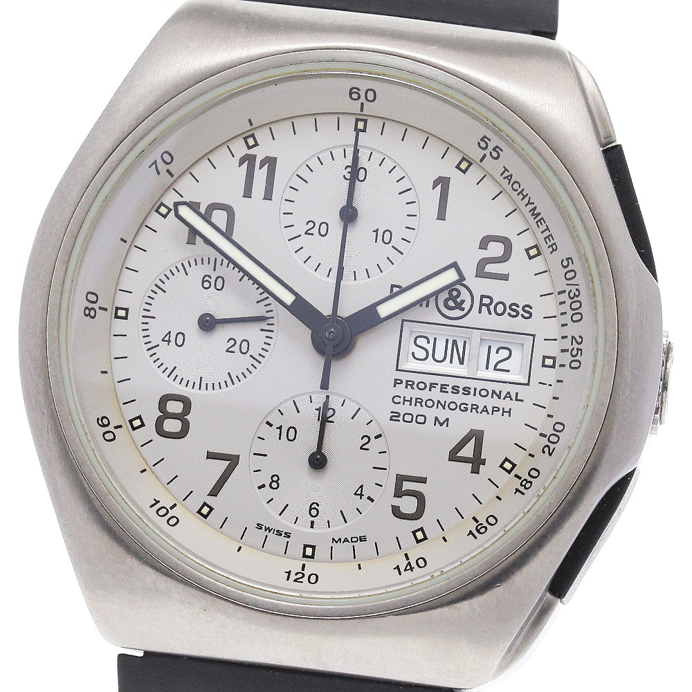Bell＆Ross space 3 300-A Chronograph Silver Dial Automatic Men's Watch_842508