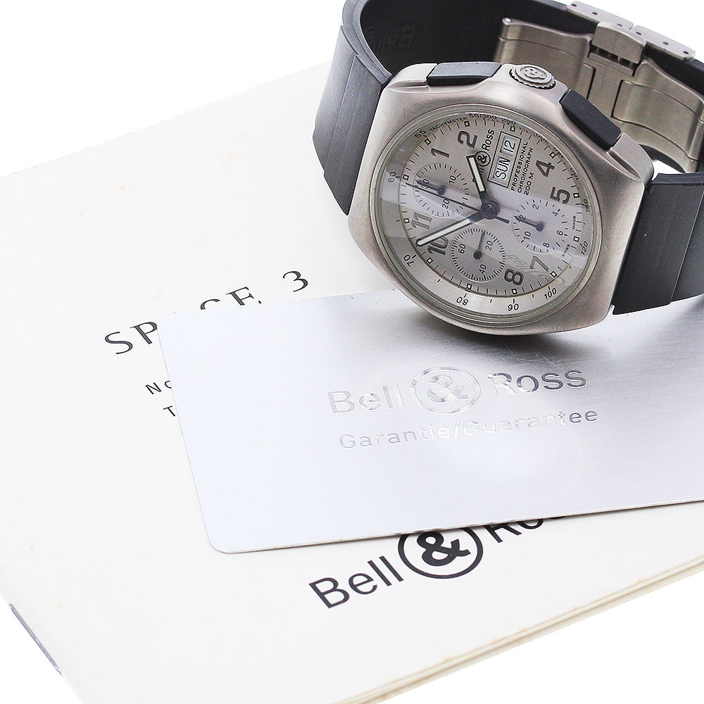 Bell＆Ross space 3 300-A Chronograph Silver Dial Automatic Men's Watch_842508