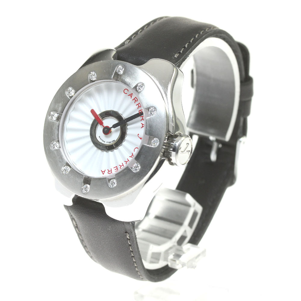 Carrera y Carrera Avalon Diamond Bezel white Dial Quartz Men's Watch_842516