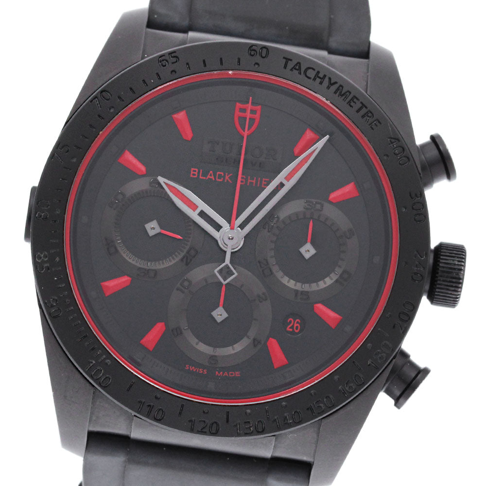 TUDOR Fast Rider Black Shield 42000C Chronograph Automatic Men's Watch_842520