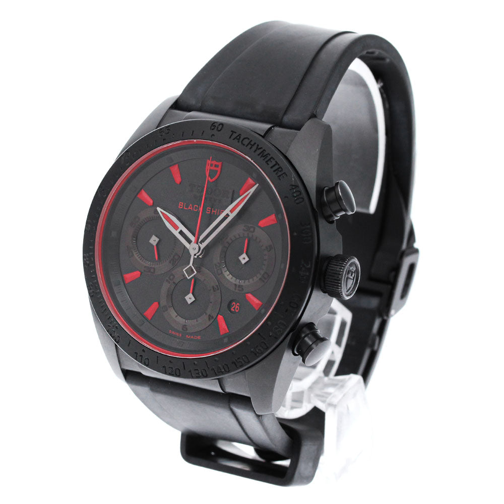 TUDOR Fast Rider Black Shield 42000C Chronograph Automatic Men's Watch_842520