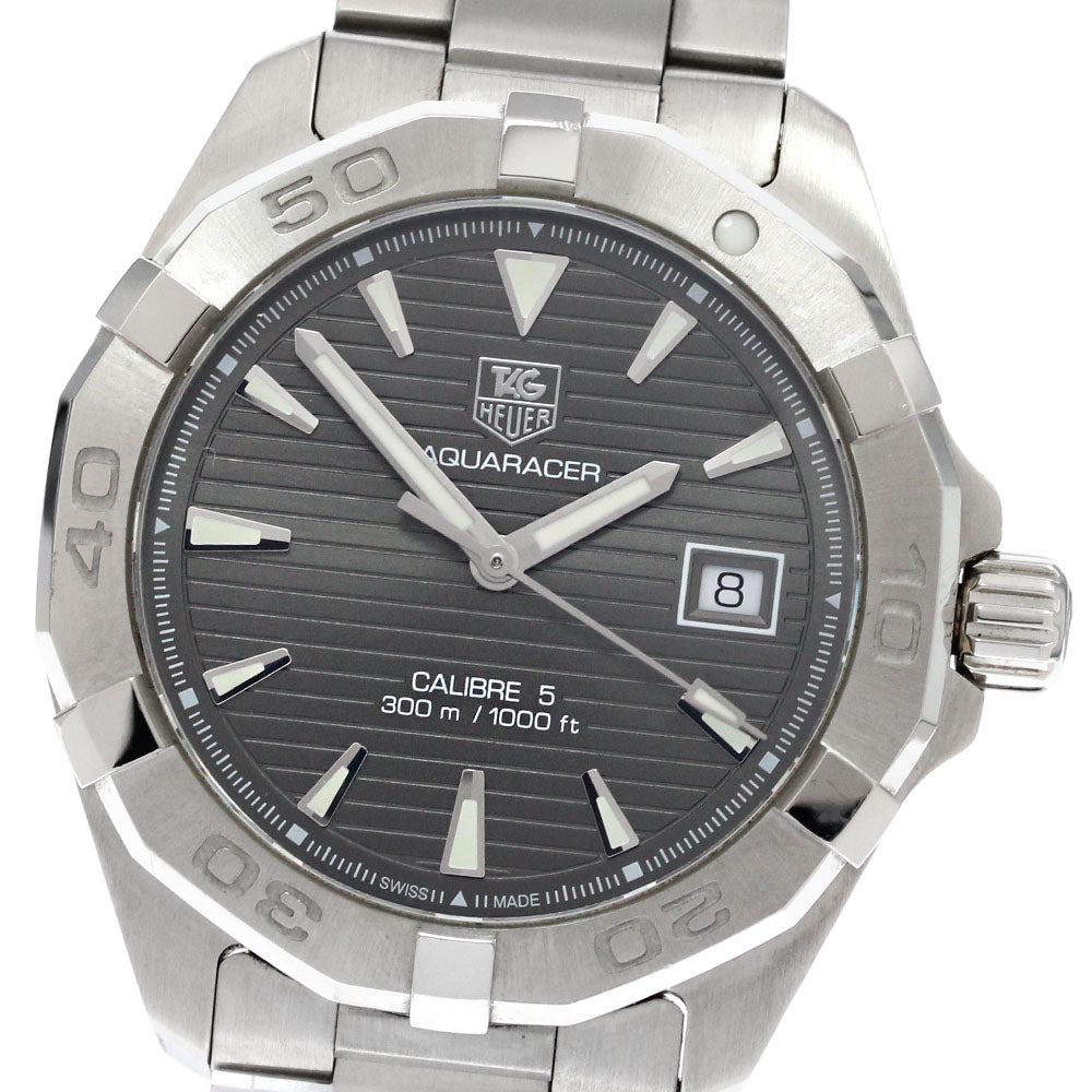 TAG HEUER Aqua racer WAY2113-0 Caliber 5 Date gray Dial AT Men's Watch_842522