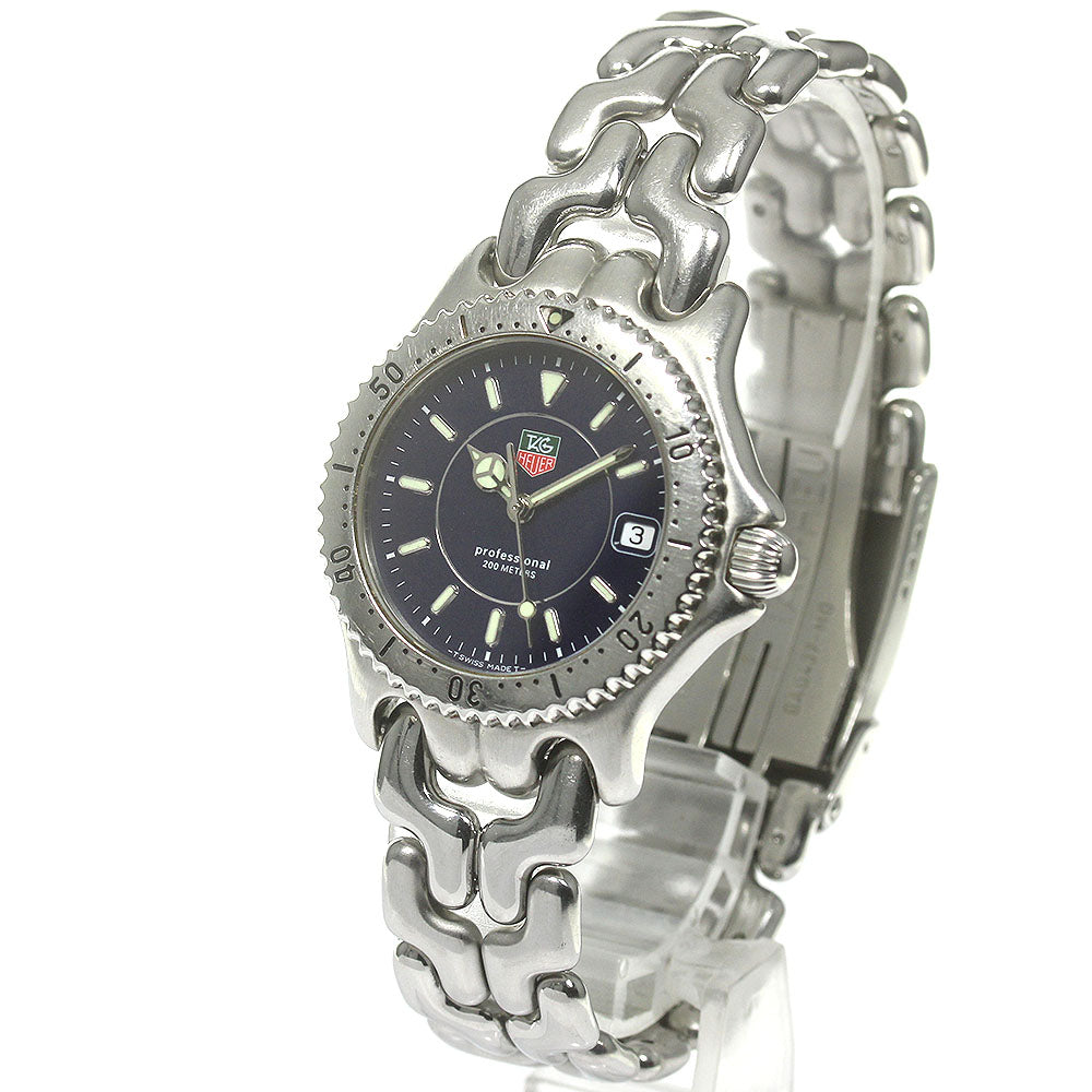 TAG HEUER S/el WG121A Date Navy Dial Quartz Boy's Watch_842607