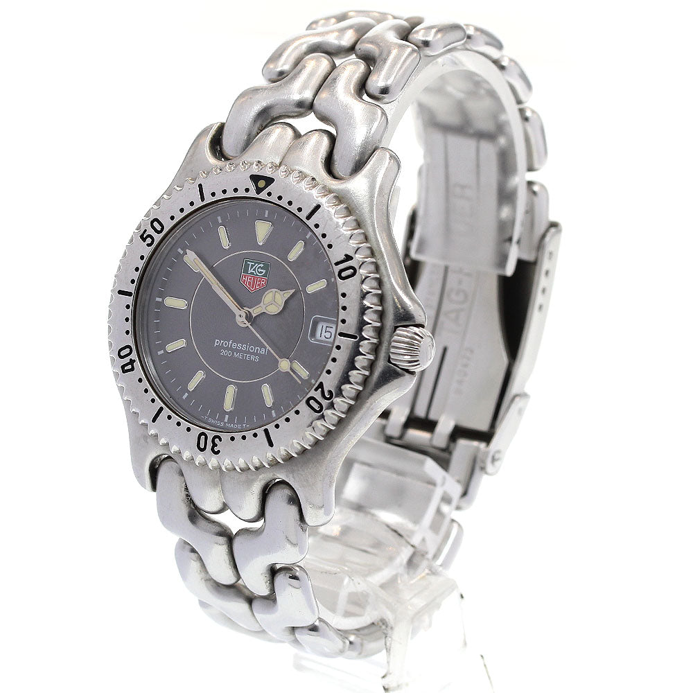 TAG HEUER S/el WG1113-K0 Date Gray Dial Quartz Men's Watch_842671
