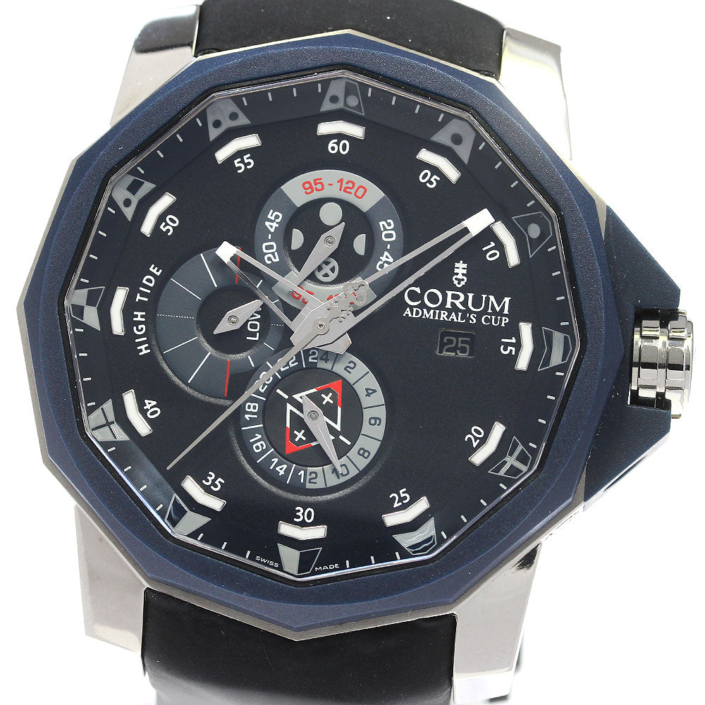 CORUM Admiral&#39;s Cup Male 48 01.0005 black Dial Automatic Men's Watch_842726