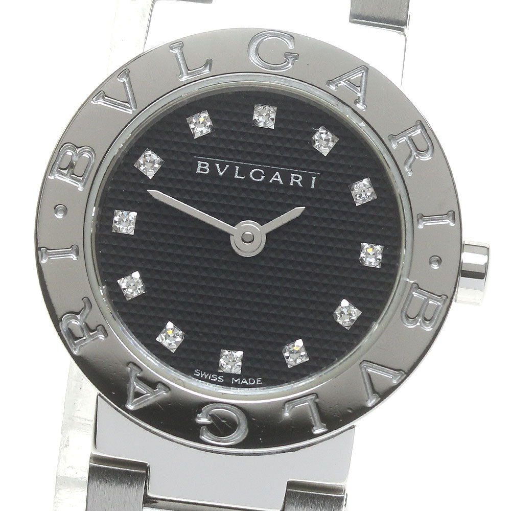 BVLGARI BVLGARIBVLGARI BB23SS Date 12P diamond Quartz Ladies Watch_842729